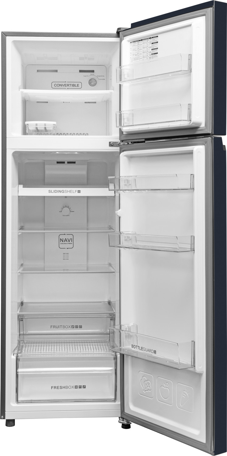 Image of Haier 268 L Frost Free Double Door Top Mount 2 Star Convertible Refrigerator
