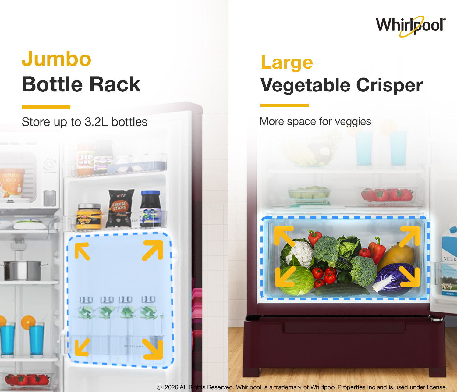 Image of Whirlpool 192 L Direct Cool Single Door 4 Star Refrigerator with 4 star Refrigerator, upto 12 hour cooling retention, fridge