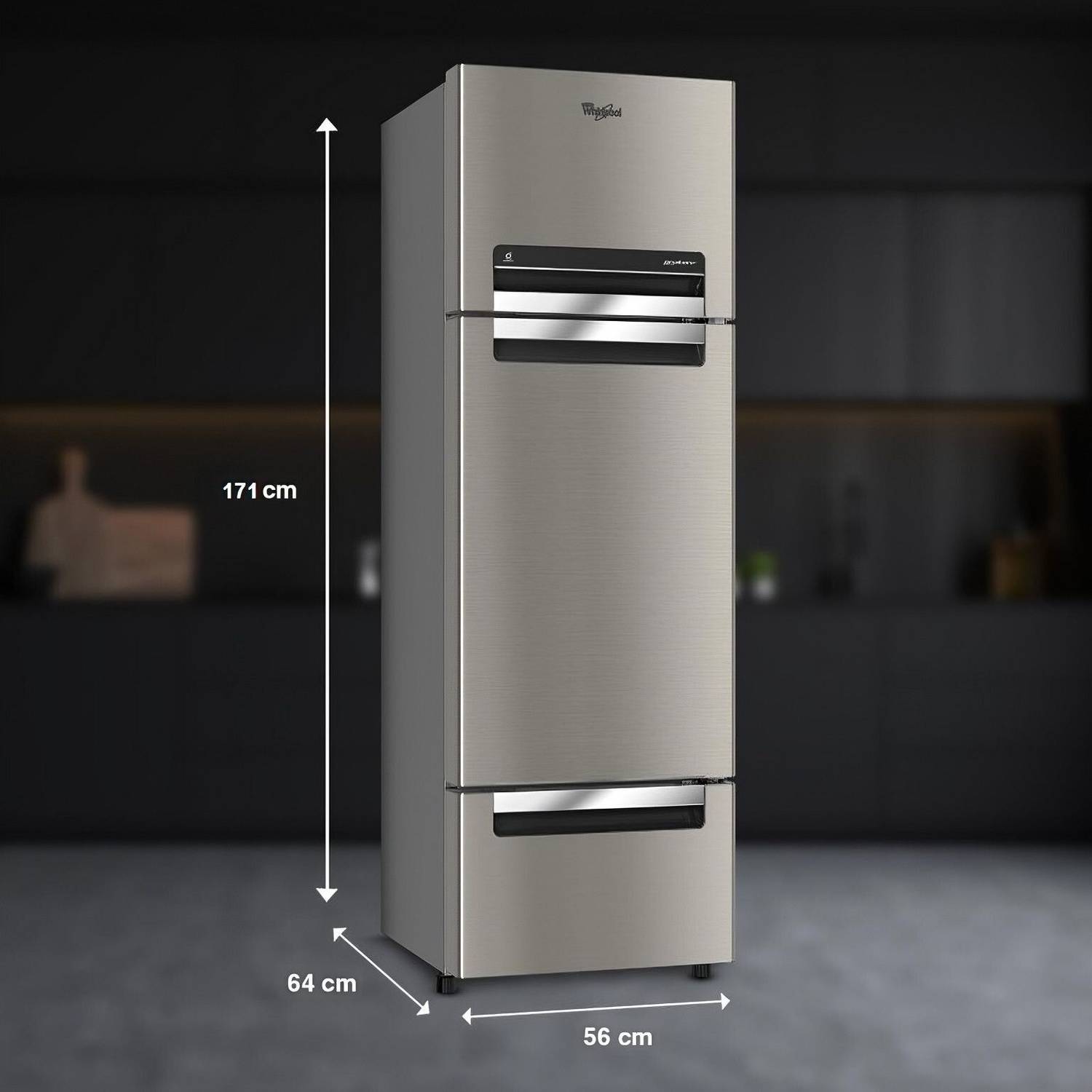 Whirlpool 235 L Triple Door Refrigerator - Image 4