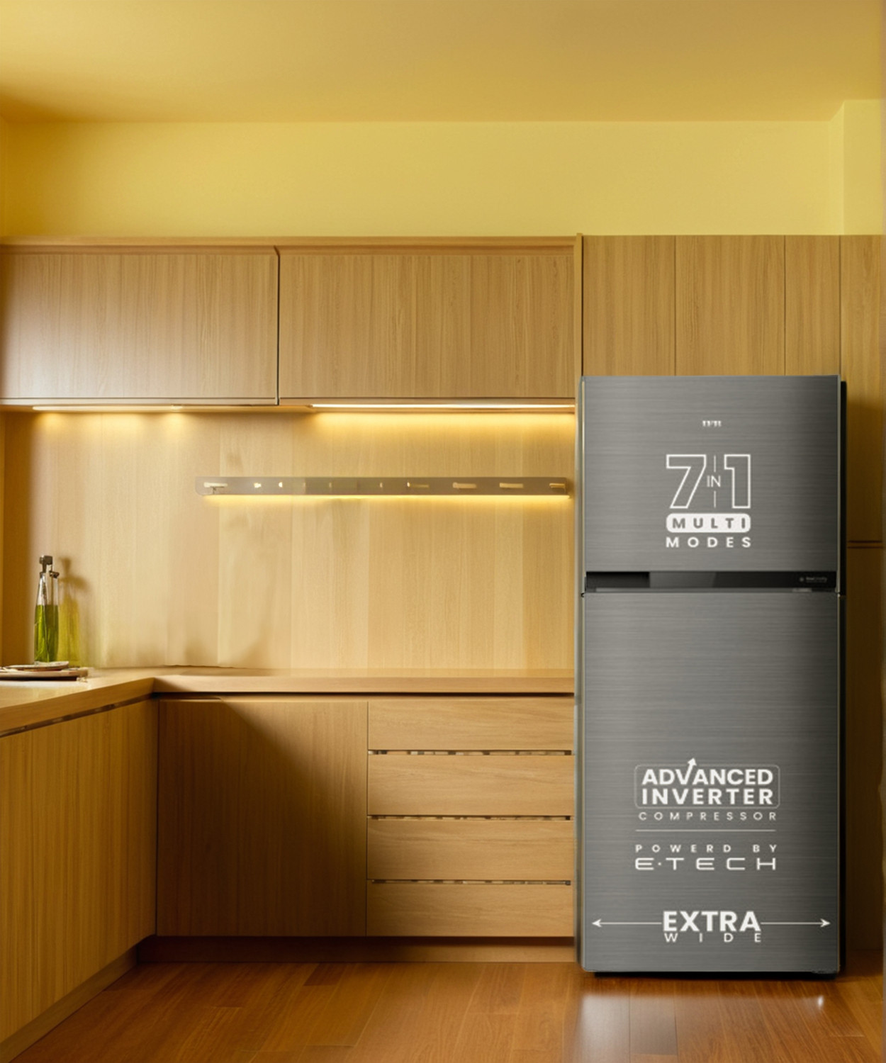 Image of IFB 265 L Frost Free Double Door 2 Star Refrigerator with 7 in 1 Multi Mode with Advanced Inverter Compressor, 360 Degree Cooling and Extraordinary Space Powered by E-Tech