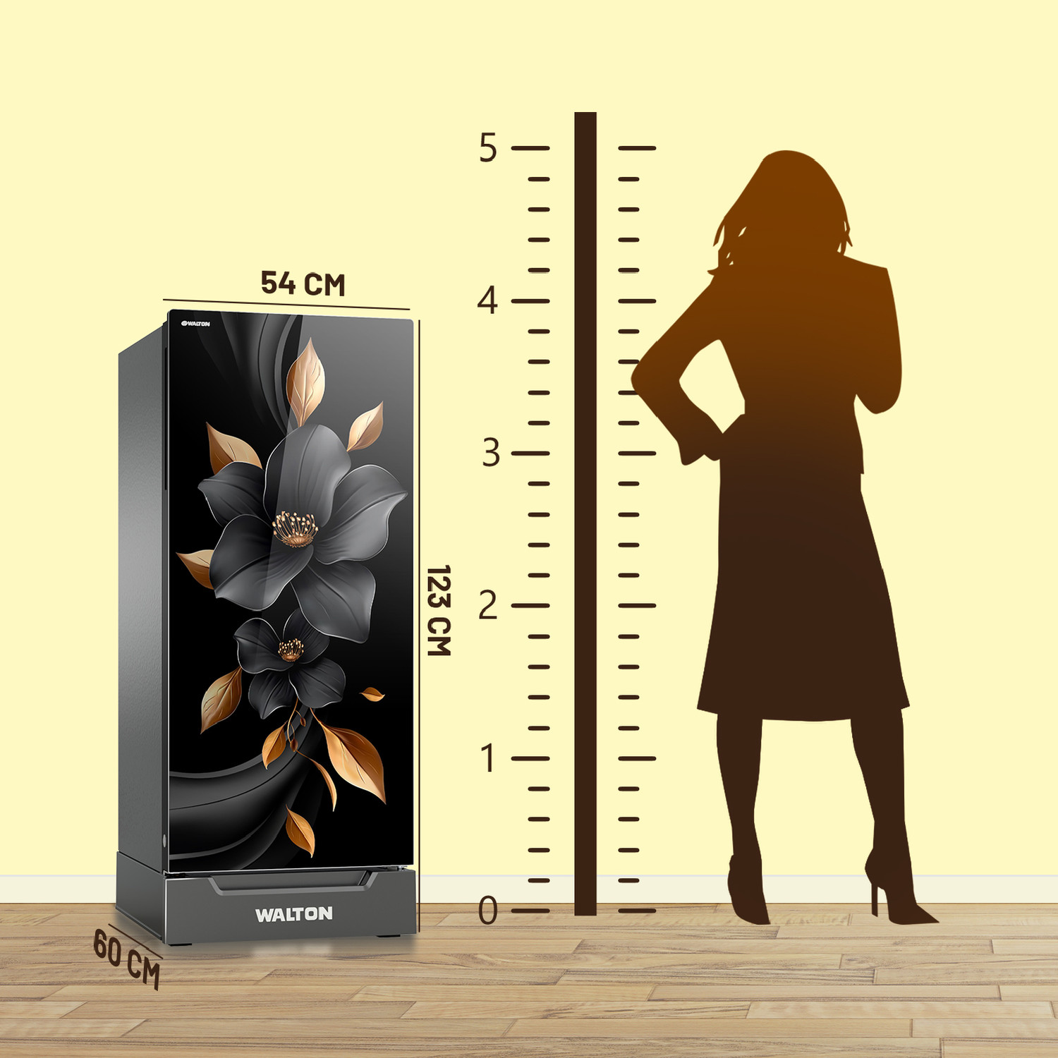 Image of Walton 190 L Direct Cool Single Door 4 Star Refrigerator