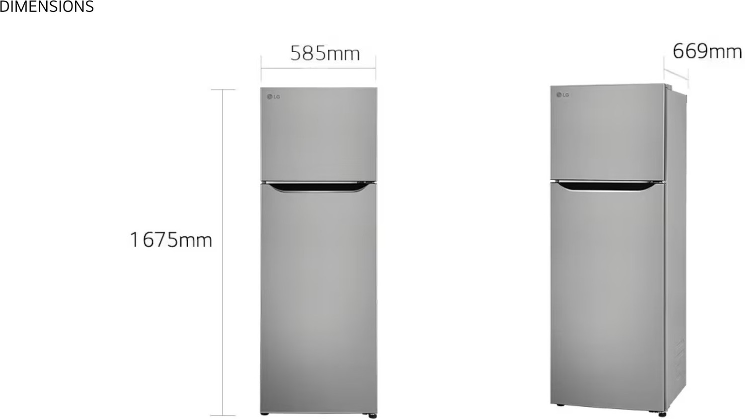 Image of LG 288 L Frost Free Double Door 2 Star Refrigerator