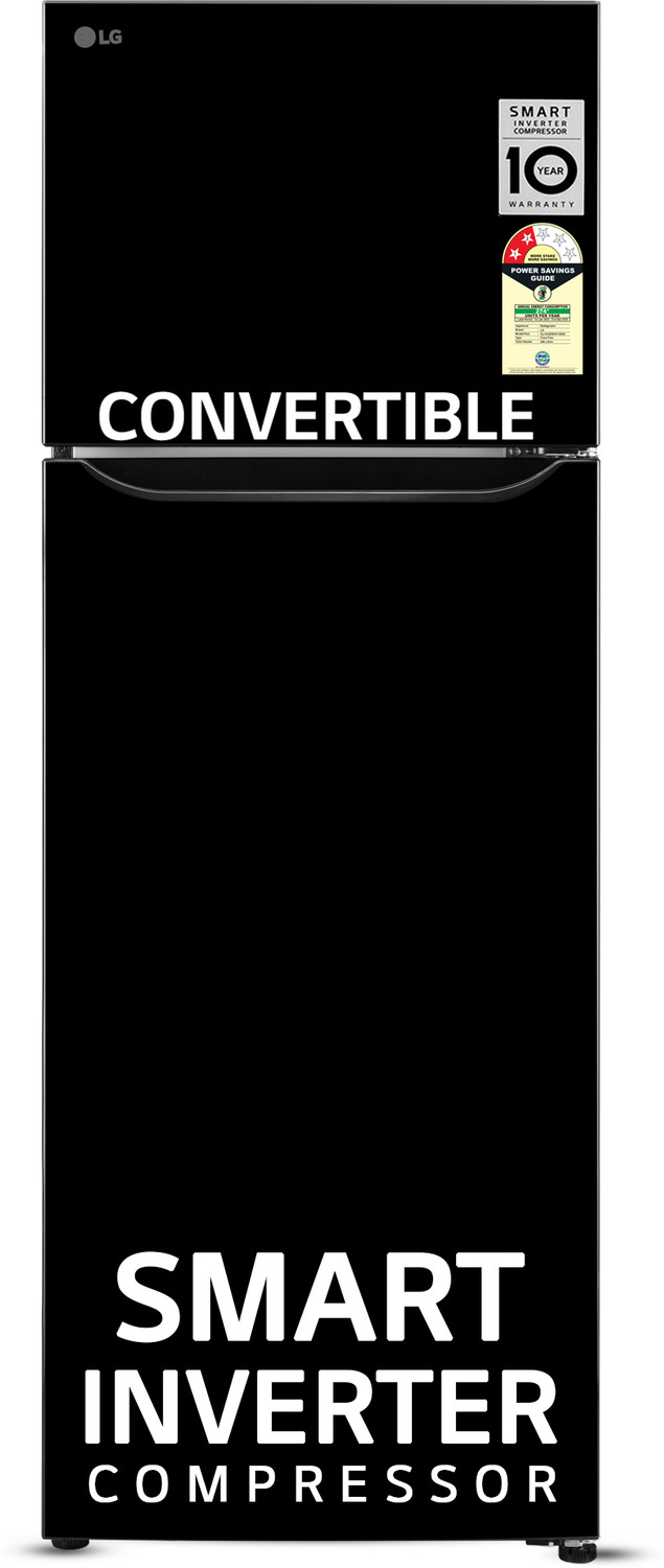 Image of LG 288 L Frost Free Double Door 2 Star Convertible Refrigerator with Smart Inverter Compressor and Express Freeze