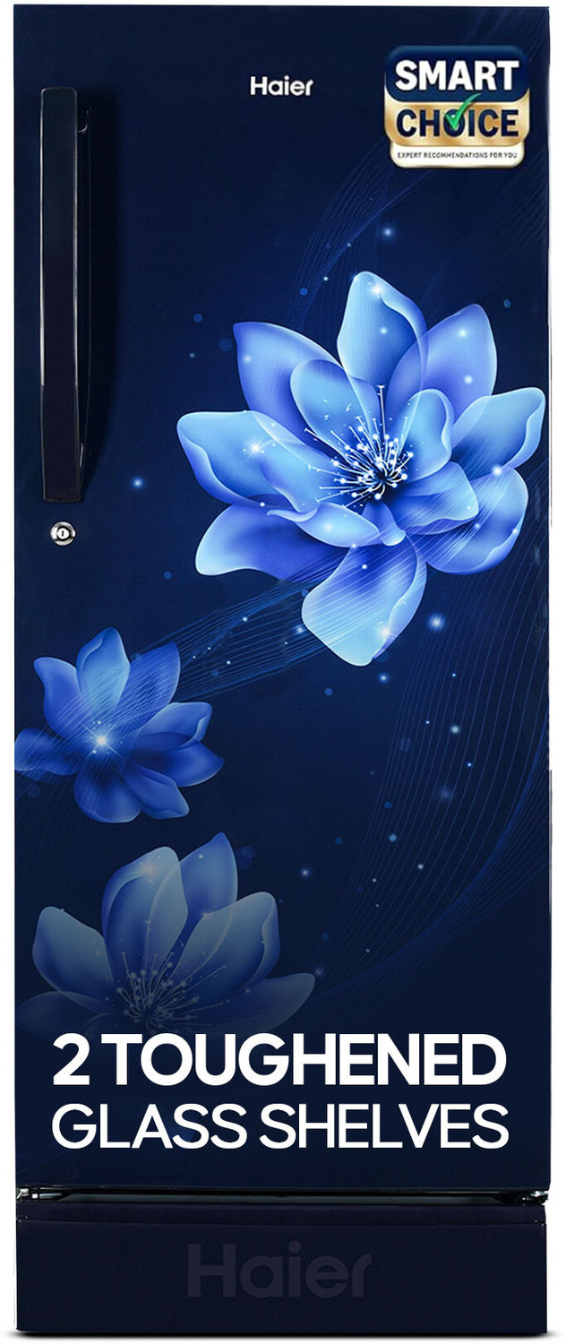 Image of Haier 190 L Direct Cool Double Door 5 Star Refrigerator with Base Drawer with ,Large Storage Space1 Hour Icing Technology