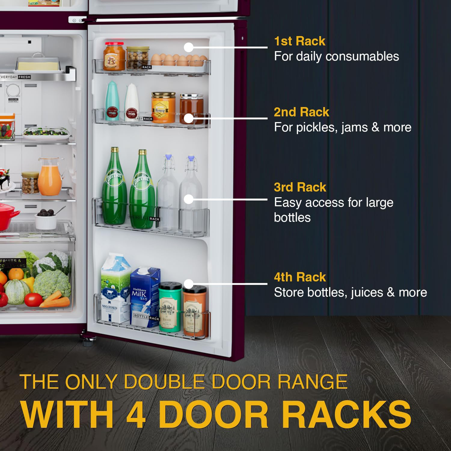 Image of Whirlpool 235 L Frost Free Double Door 2 Star Refrigerator