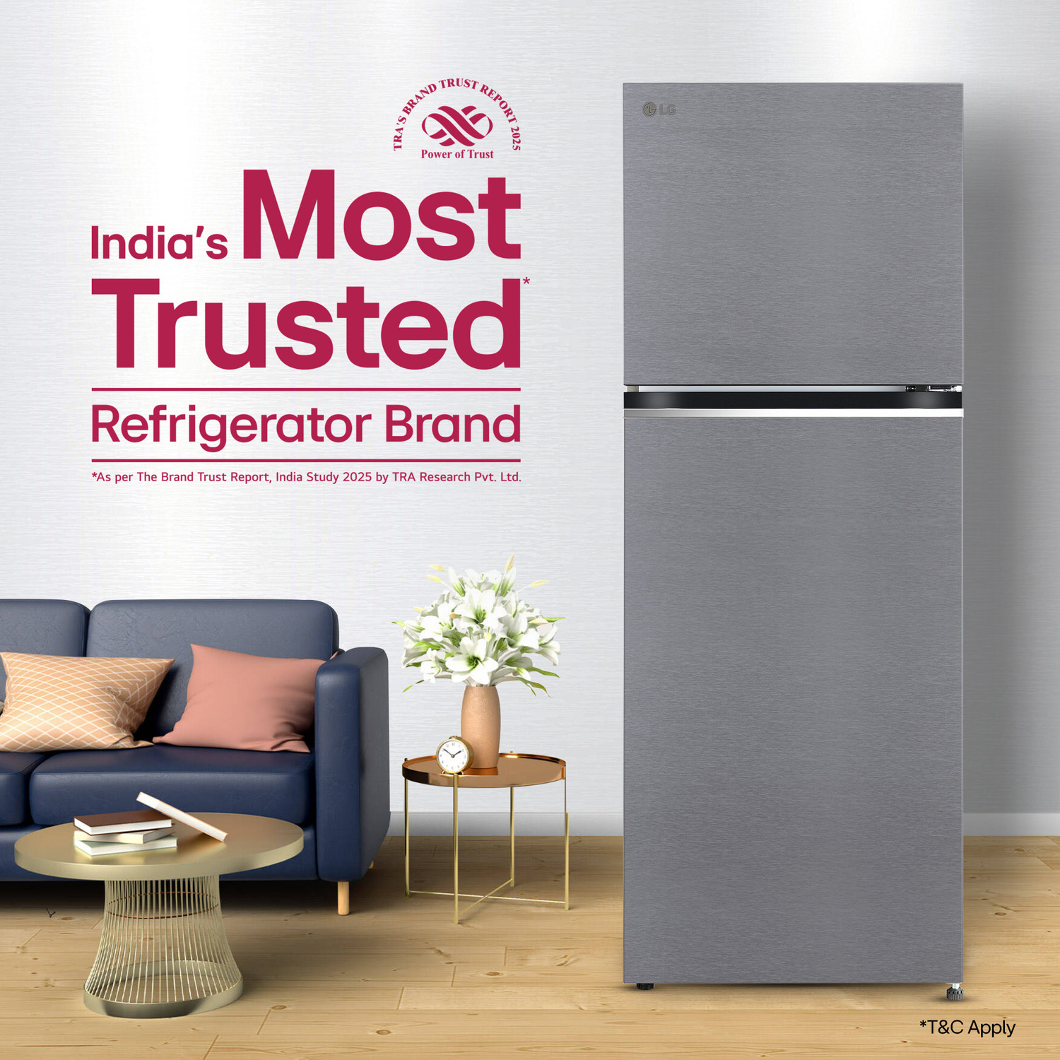 Image of LG 322 L Frost Free Double Door 2 Star Convertible Refrigerator with Convertible, Multi Air Flow, Express Freeze, diagnosis, Deodorizer, Works Without Stabilizer, smart Inverter Compressor & 2026 Model
