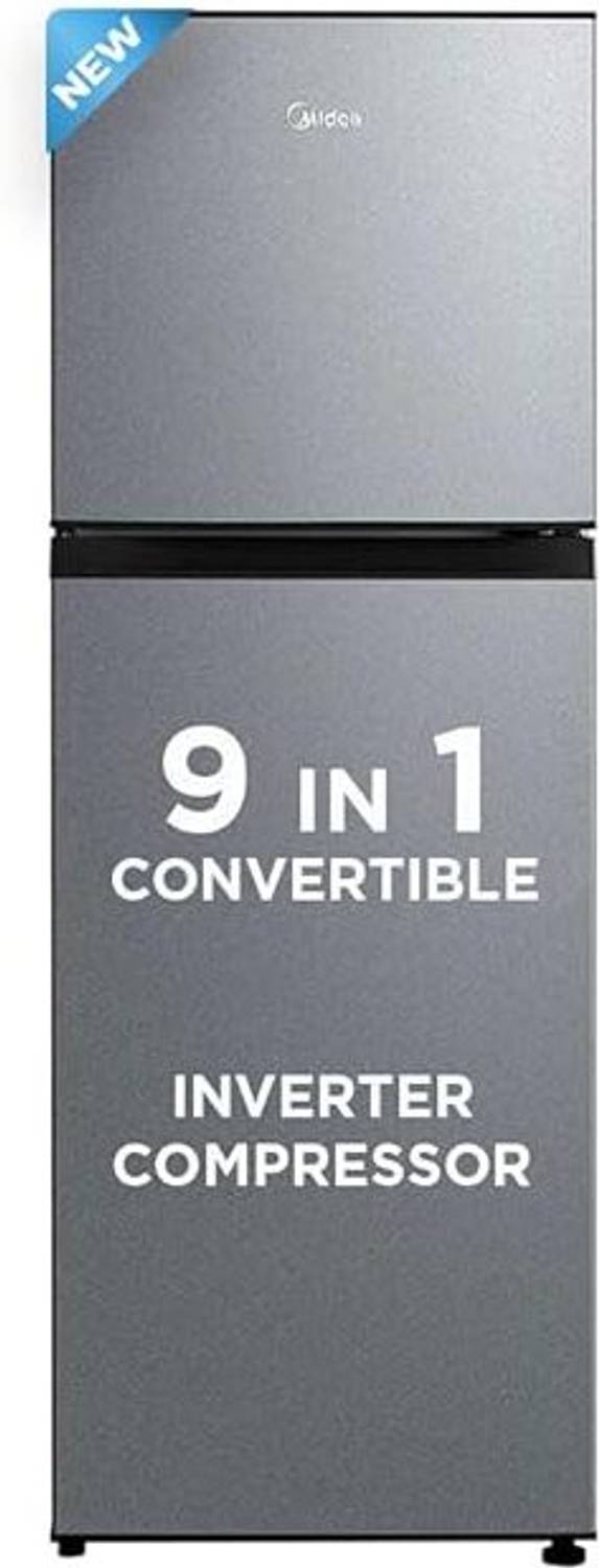 Midea 233 L Frost Free Double Door Top Mount 2 Star Refrigerator