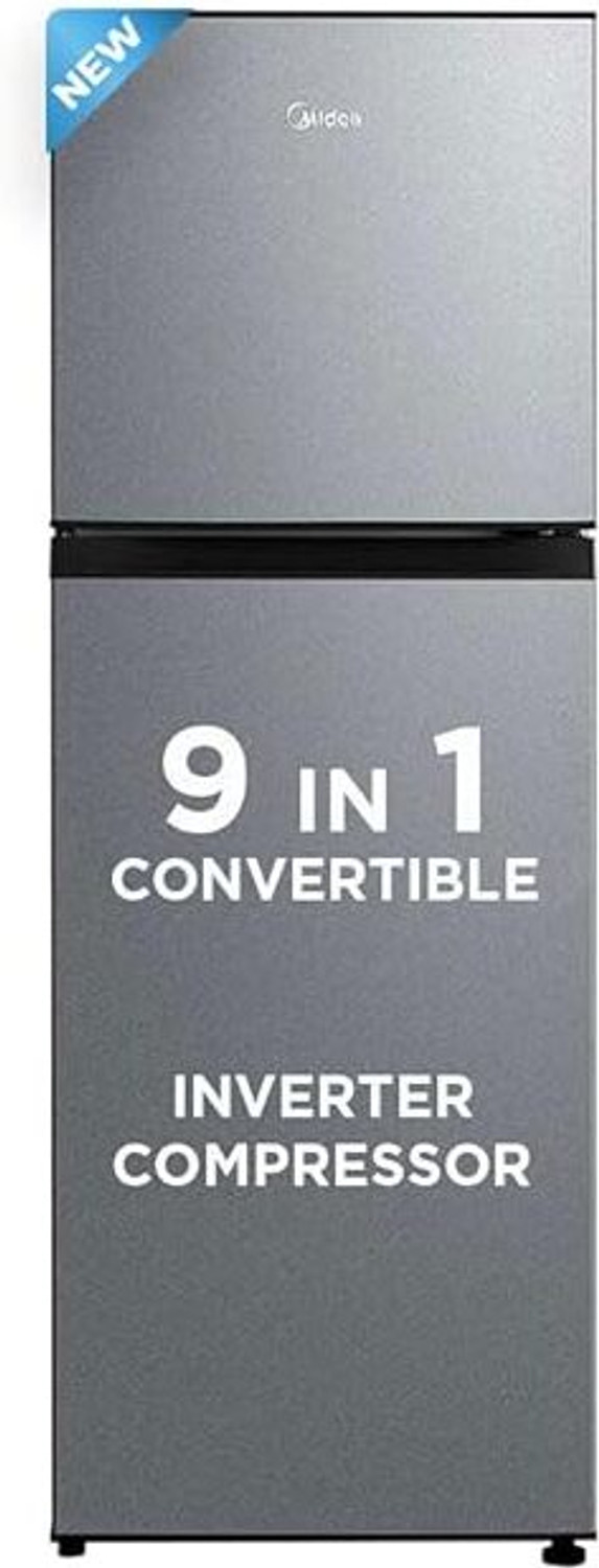 Image of Midea 233 L Frost Free Double Door Top Mount 2 Star Refrigerator