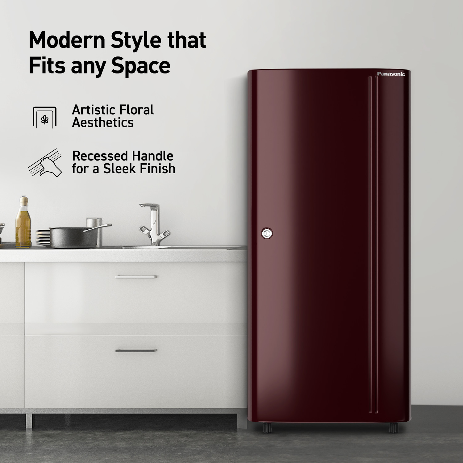 Image of Panasonic 190 L Direct Cool Single Door 2 Star Refrigerator