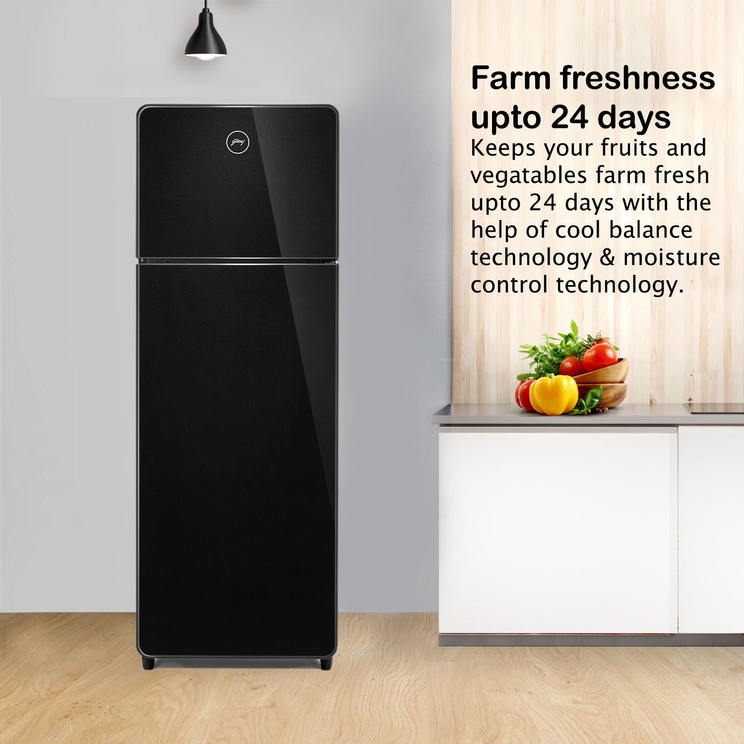 Image of Godrej 265 L Frost Free Double Door 2 Star Refrigerator