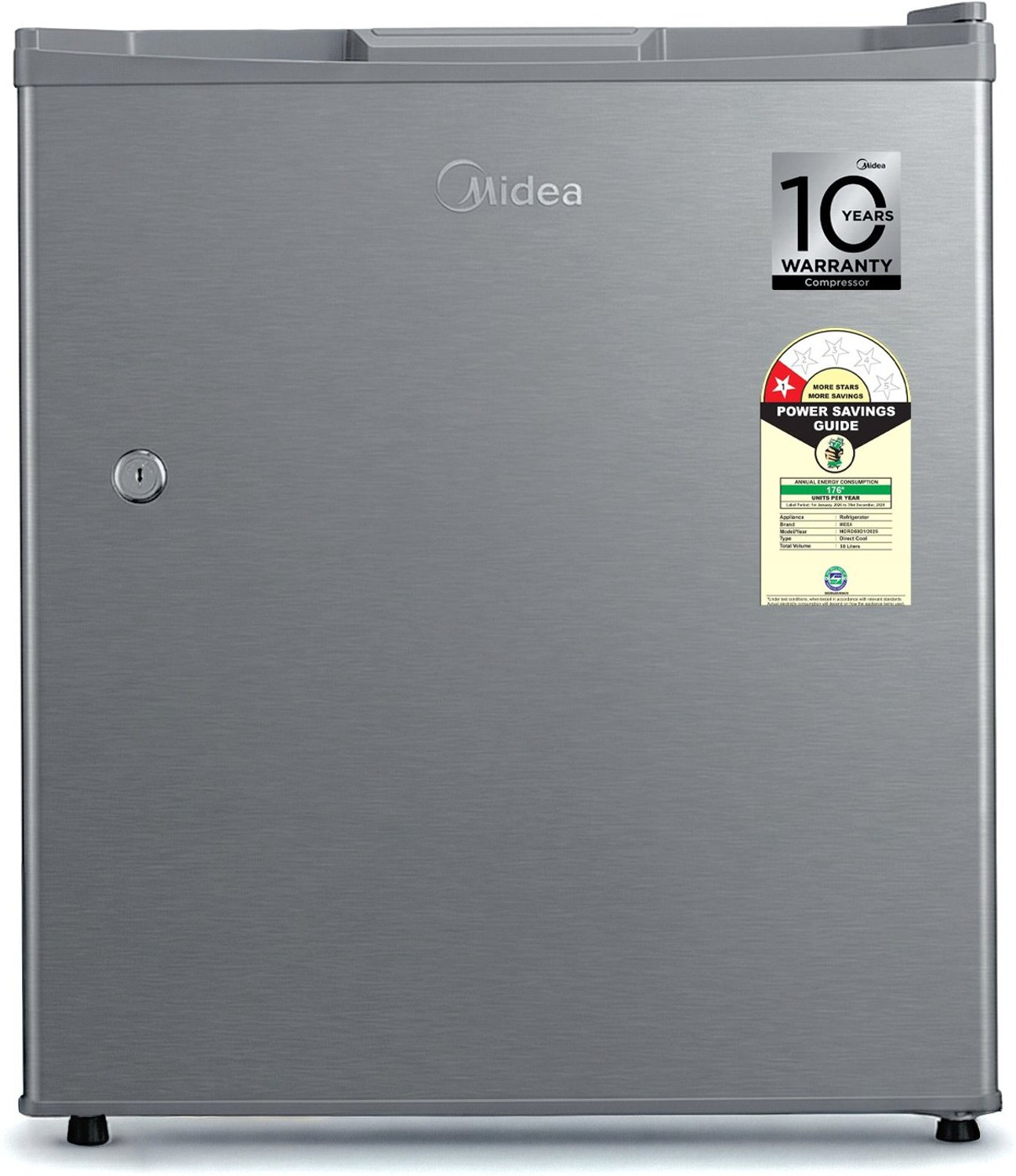 Image of Midea 50 L Direct Cool Single Door 1 Star Refrigerator