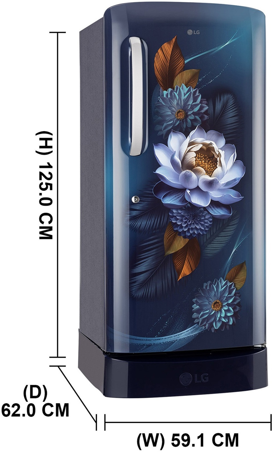 Image of LG 210 L Direct Cool Single Door 5 Star Refrigerator with Base Drawer