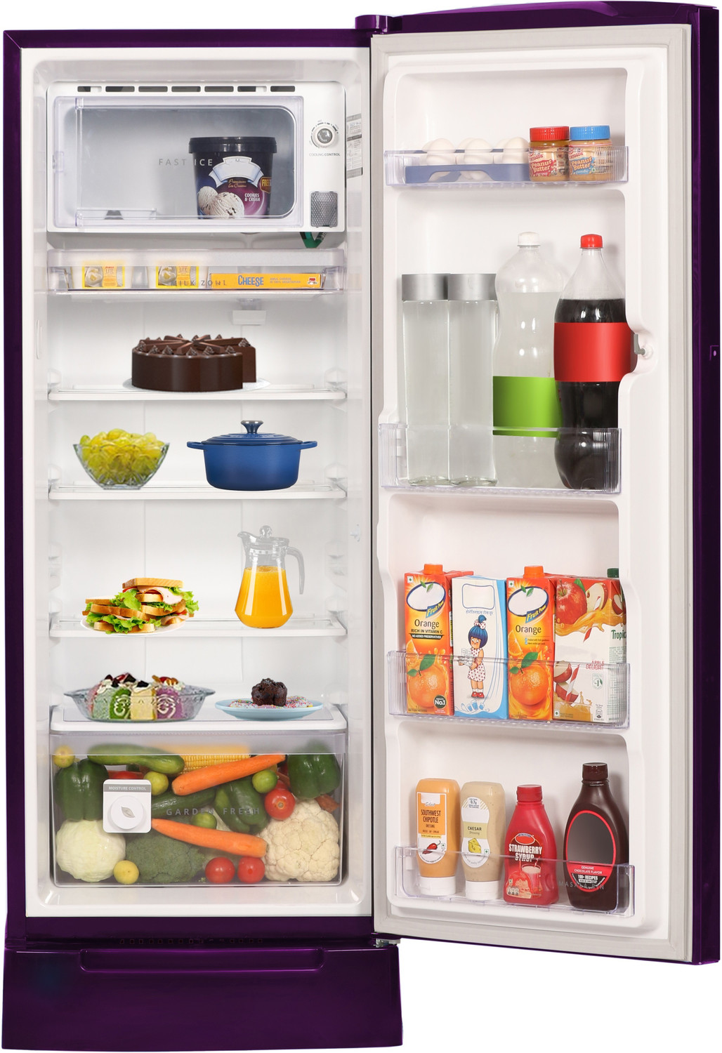 Image of Whirlpool 207 L Direct Cool Single Door 3 Star Refrigerator