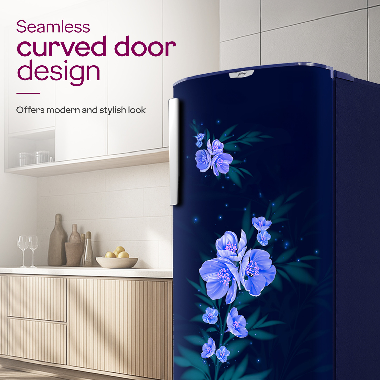 Image of Godrej 180 L Direct Cool Single Door 4 Star Refrigerator with Base Drawer with Faster Bottle Cooling And Ice Making