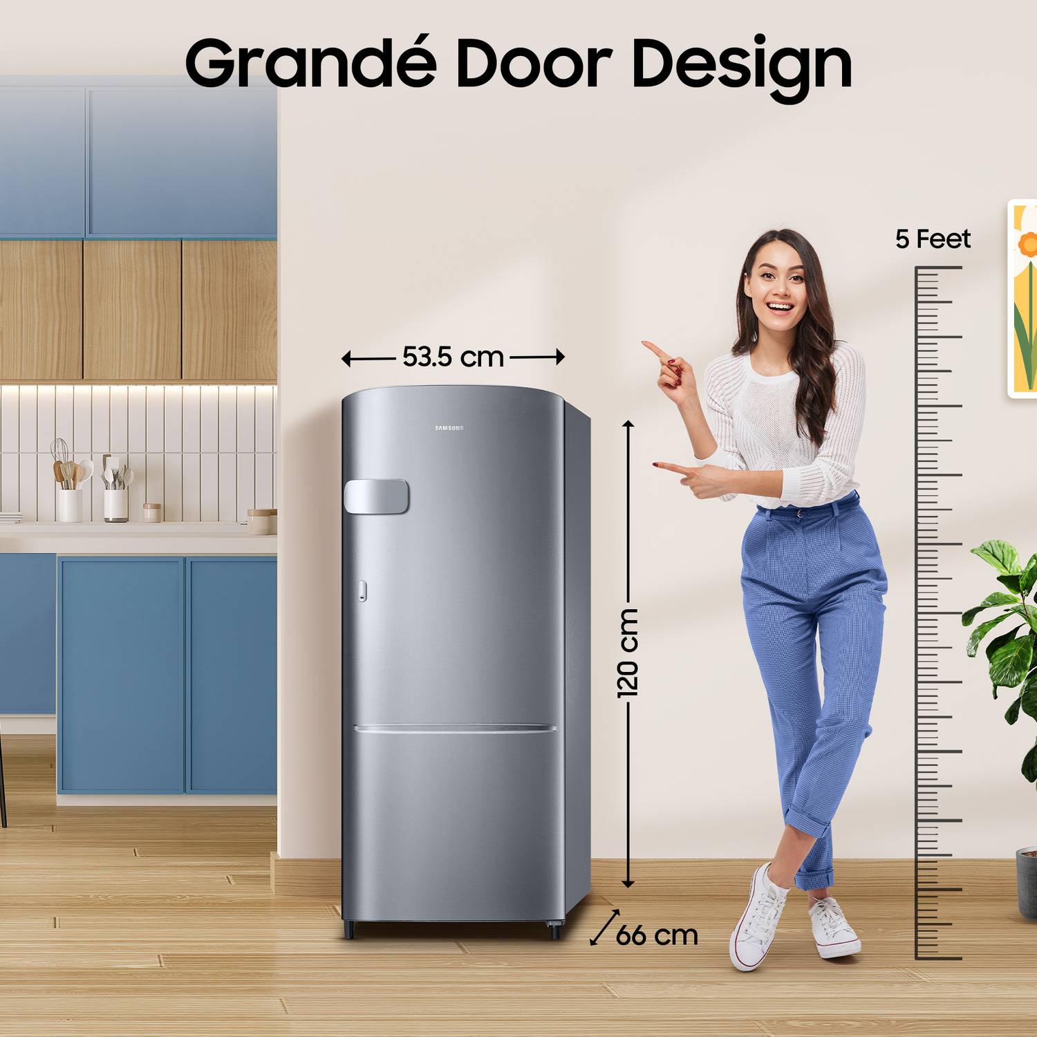 Samsung 183L Direct Cool Single Door Refrigerator - Image 2