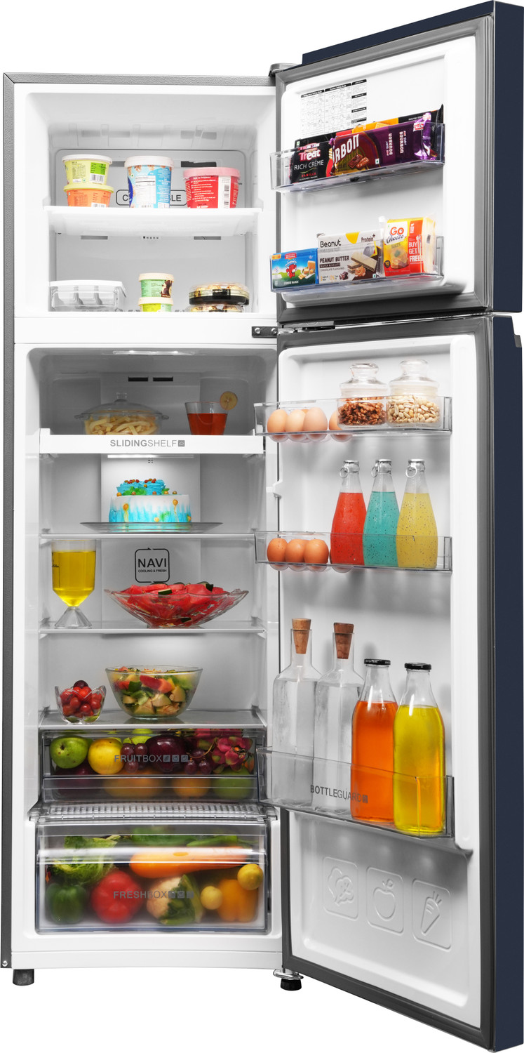 Image of Haier 268 L Frost Free Double Door Top Mount 2 Star Convertible Refrigerator