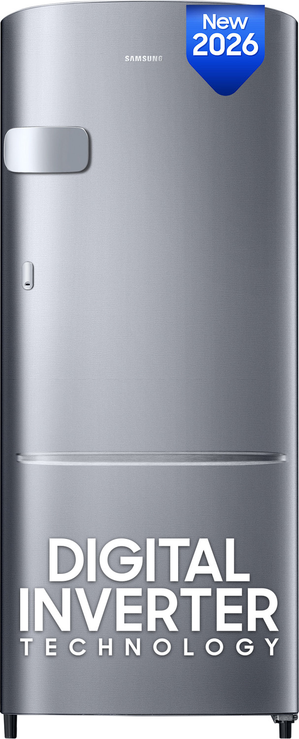 Image of Samsung 183 L Direct Cool Single Door 3 Star Refrigerator with Digital Inverter, Single Touch Defrost, 2026 Model
