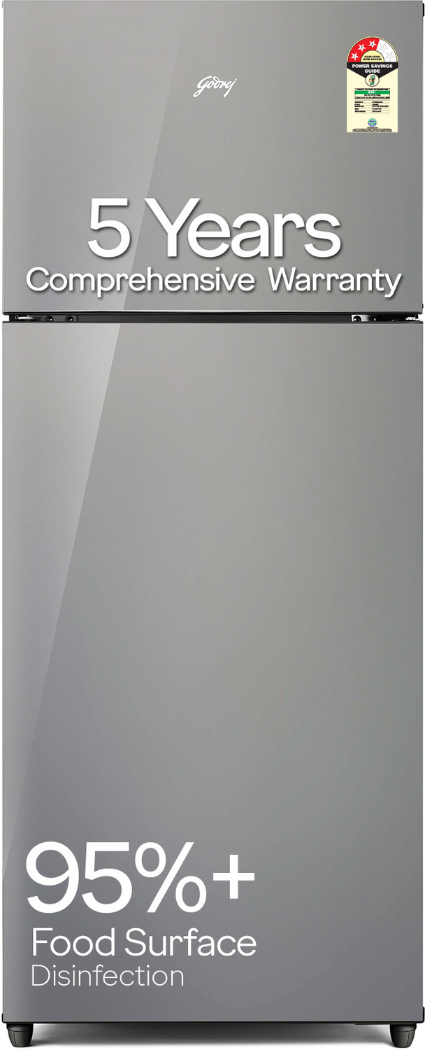 Image of Godrej 238 L Frost Free Double Door 3 Star Refrigerator with Advanced Inverter and 95%+ Food Surface Disinfection
