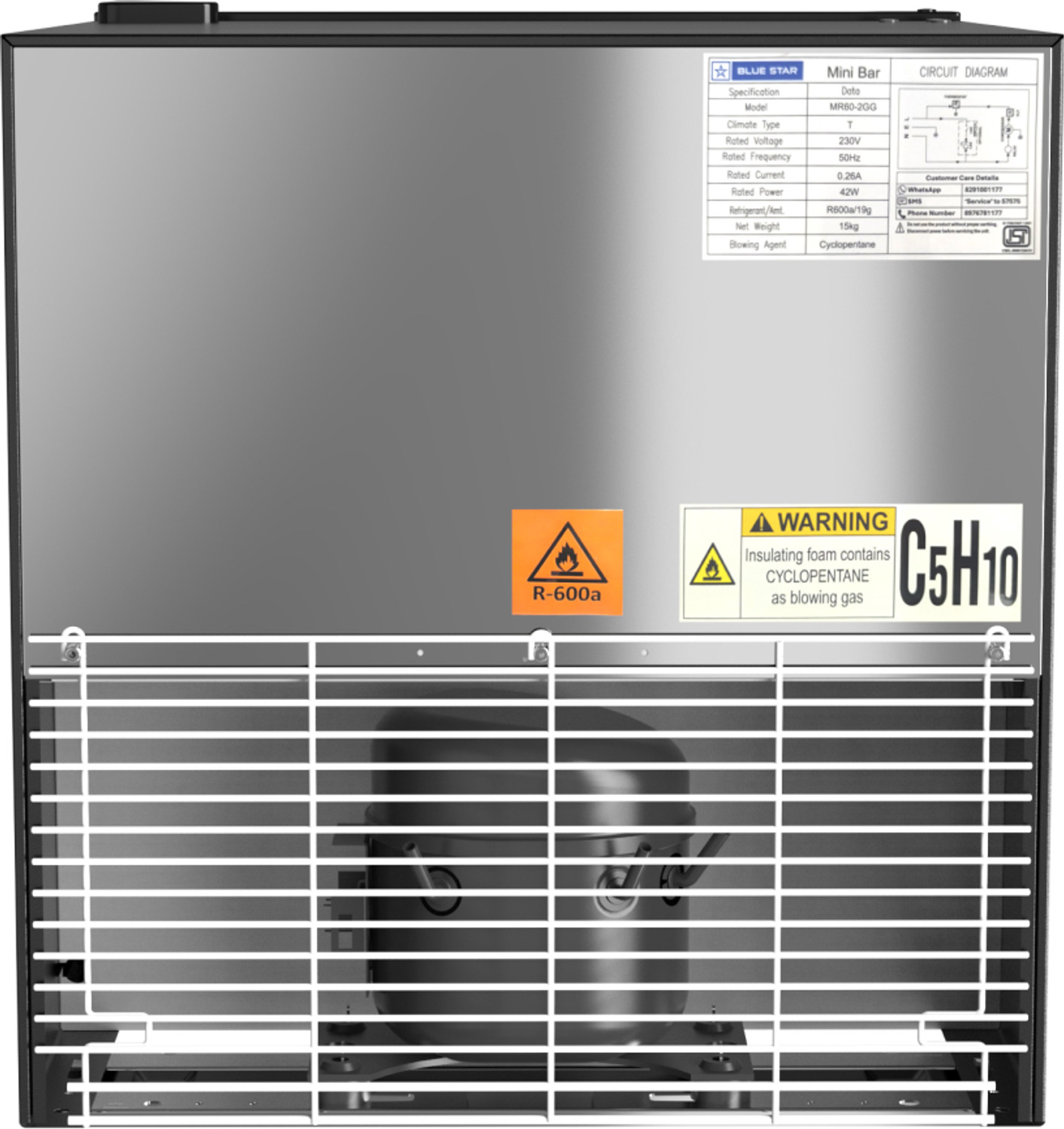 Image of Blue Star 45 L Direct Cool Single Door 2 Star Refrigerator