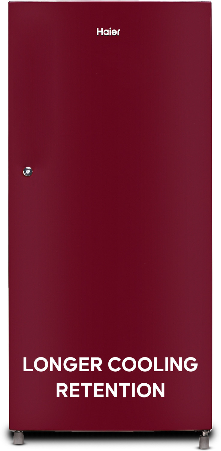 Image of Haier 190 L Direct Cool Single Door 2 Star Refrigerator with 1 Hour Icing TechnologyToughned Glass ShelfLarge Vegetable Box