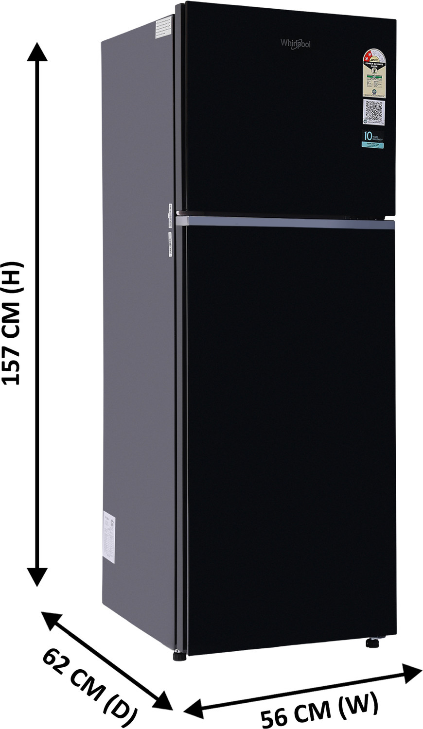 Image of Whirlpool 235 L Frost Free Double Door Top Mount 2 Star Refrigerator