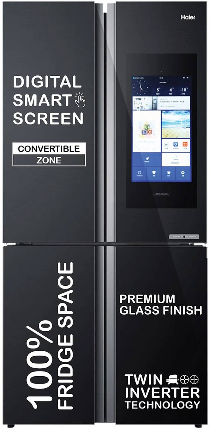Haier 651 L Frost Free Side by Side Convertible Refrigerator wit