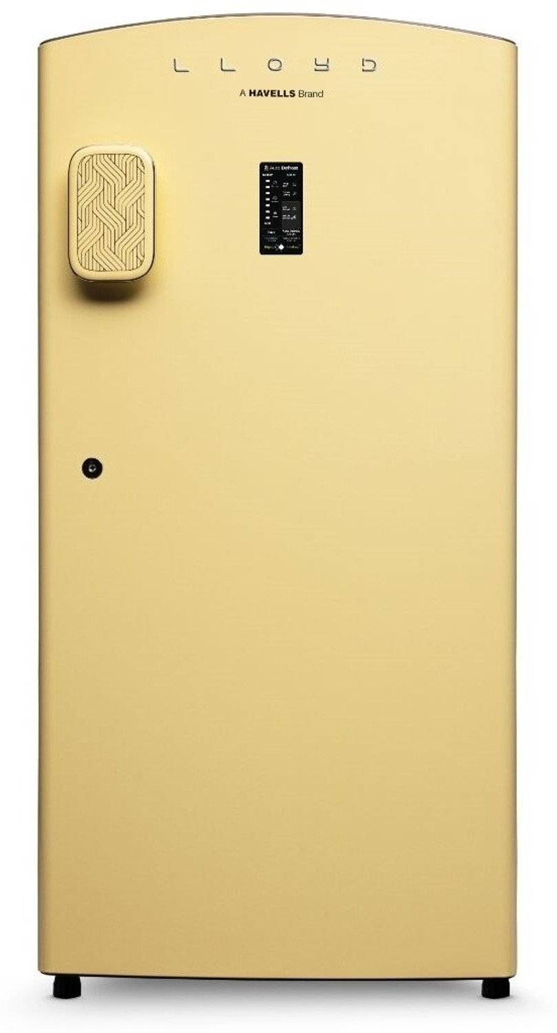Image of Lloyd by Havells 195 L Direct Cool Single Door 5 Star Refrigerator with AI Auto Defrost Rapid Freeze Technology - Ice in 29 minutesInverter Compressor