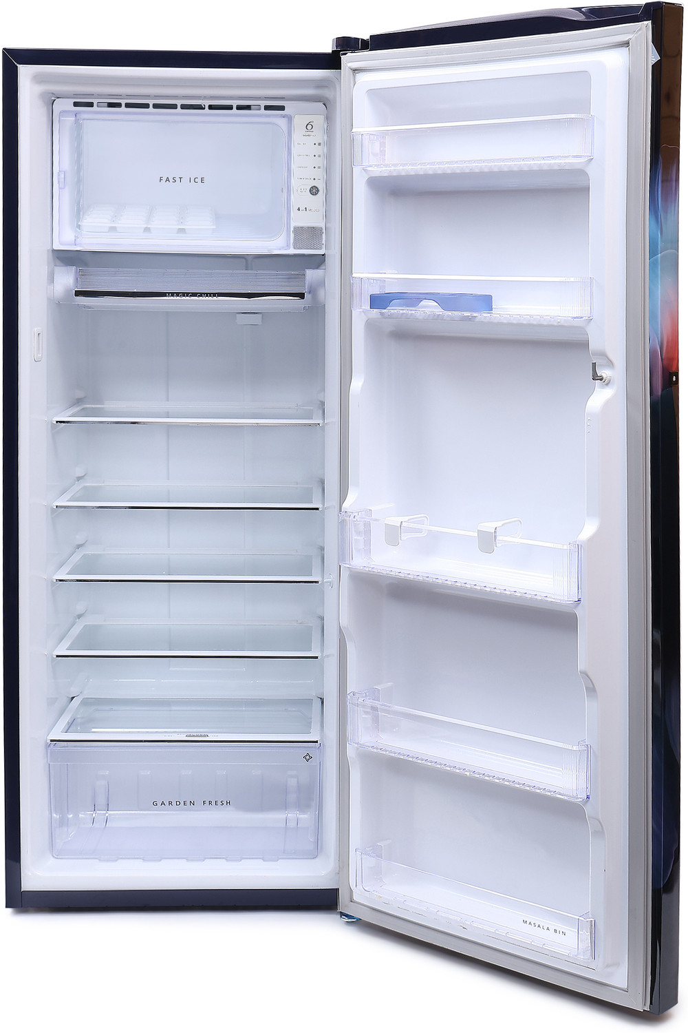 Image of Whirlpool 274 L Direct Cool Single Door 2 Star Refrigerator (Sapphire Velvet, 305 IMPRO PLUS PRM 2S SAPPHIRE VELVET-Y)