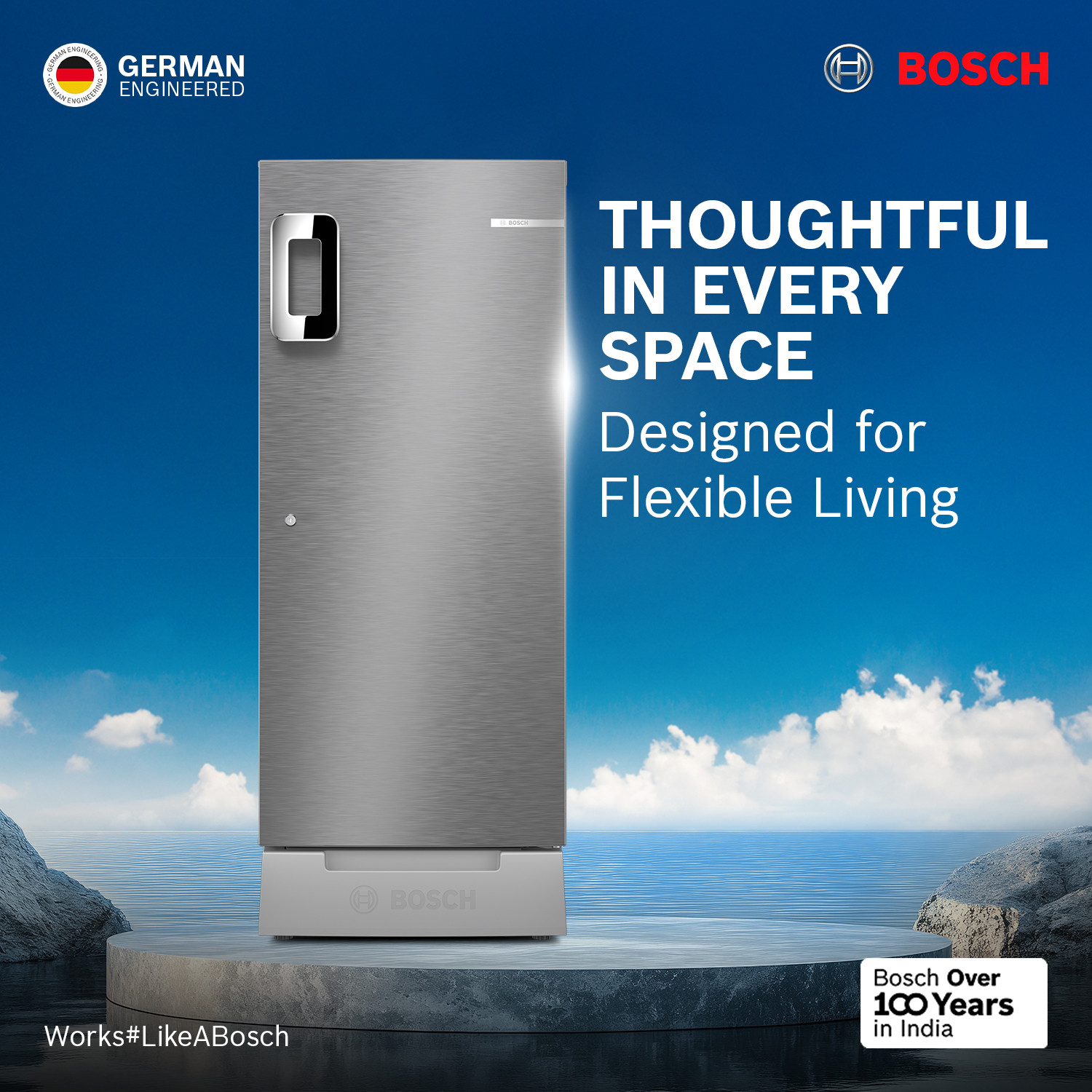 Image of BOSCH 207 L Direct Cool Single Door 3 Star Refrigerator