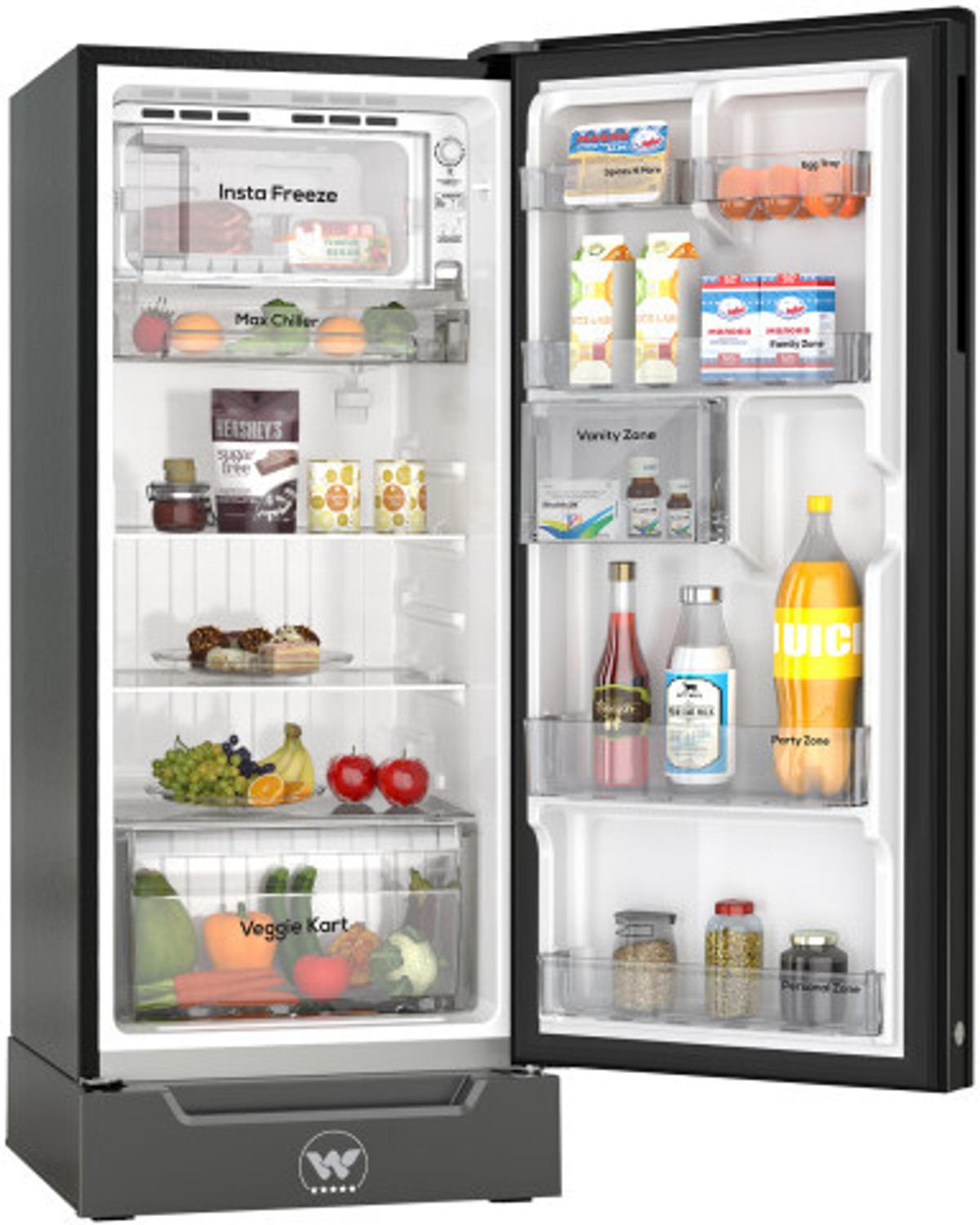 Image of Walton 190 L Direct Cool Single Door 5 Star Refrigerator with Base Drawer