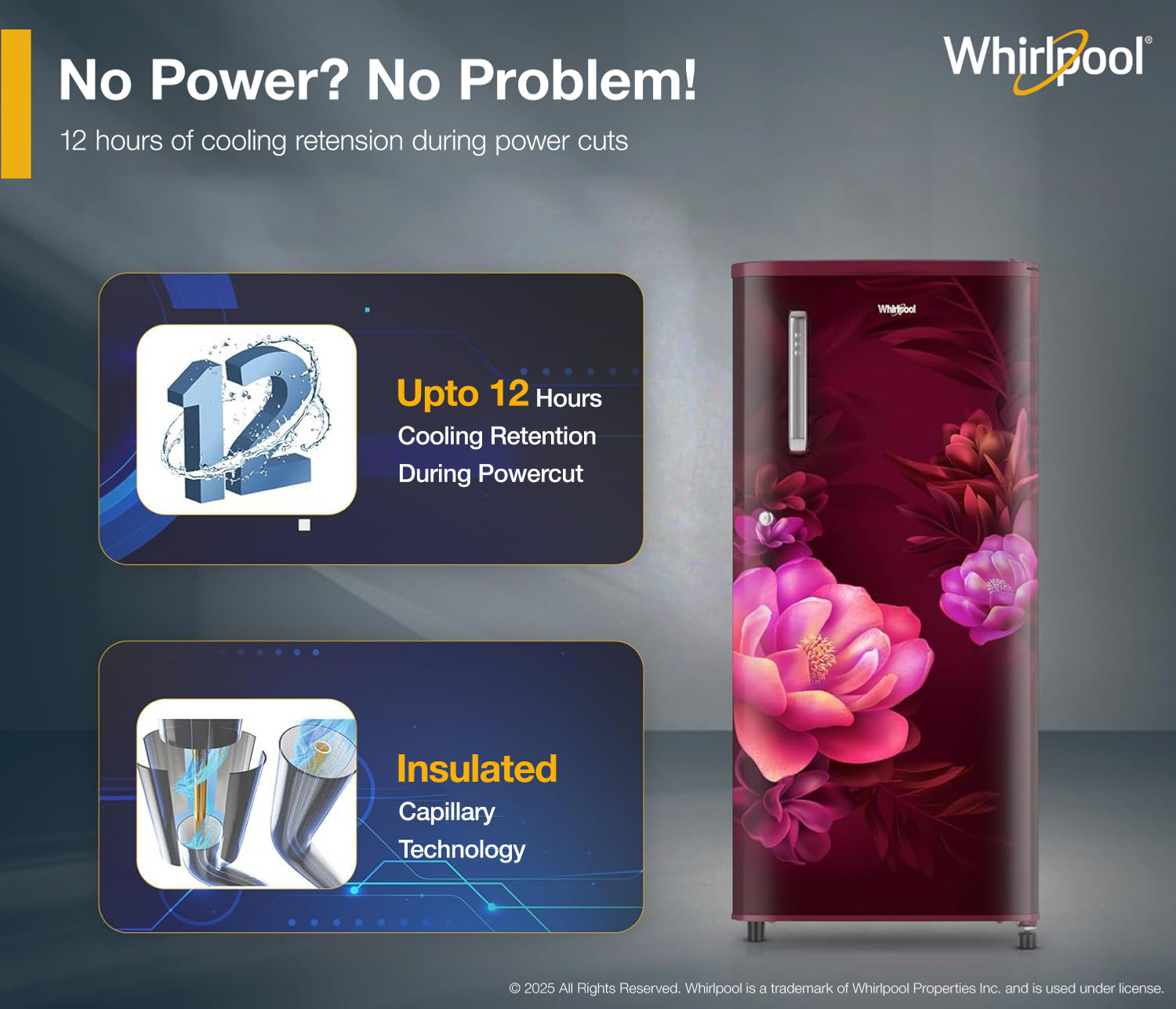 Image of Whirlpool 184 L Direct Cool Single Door 2 Star Refrigerator