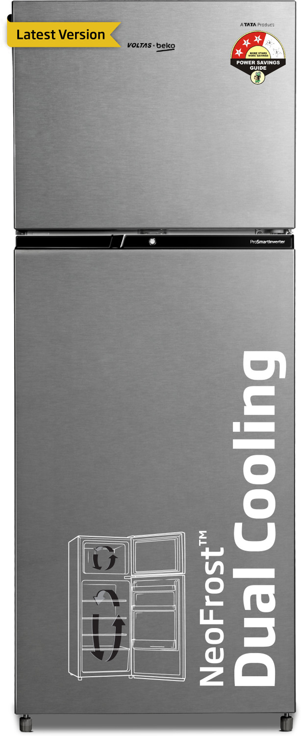 Image of Voltas Beko by A Tata Product 228 L Frost Free Double Door 3 Star Refrigerator