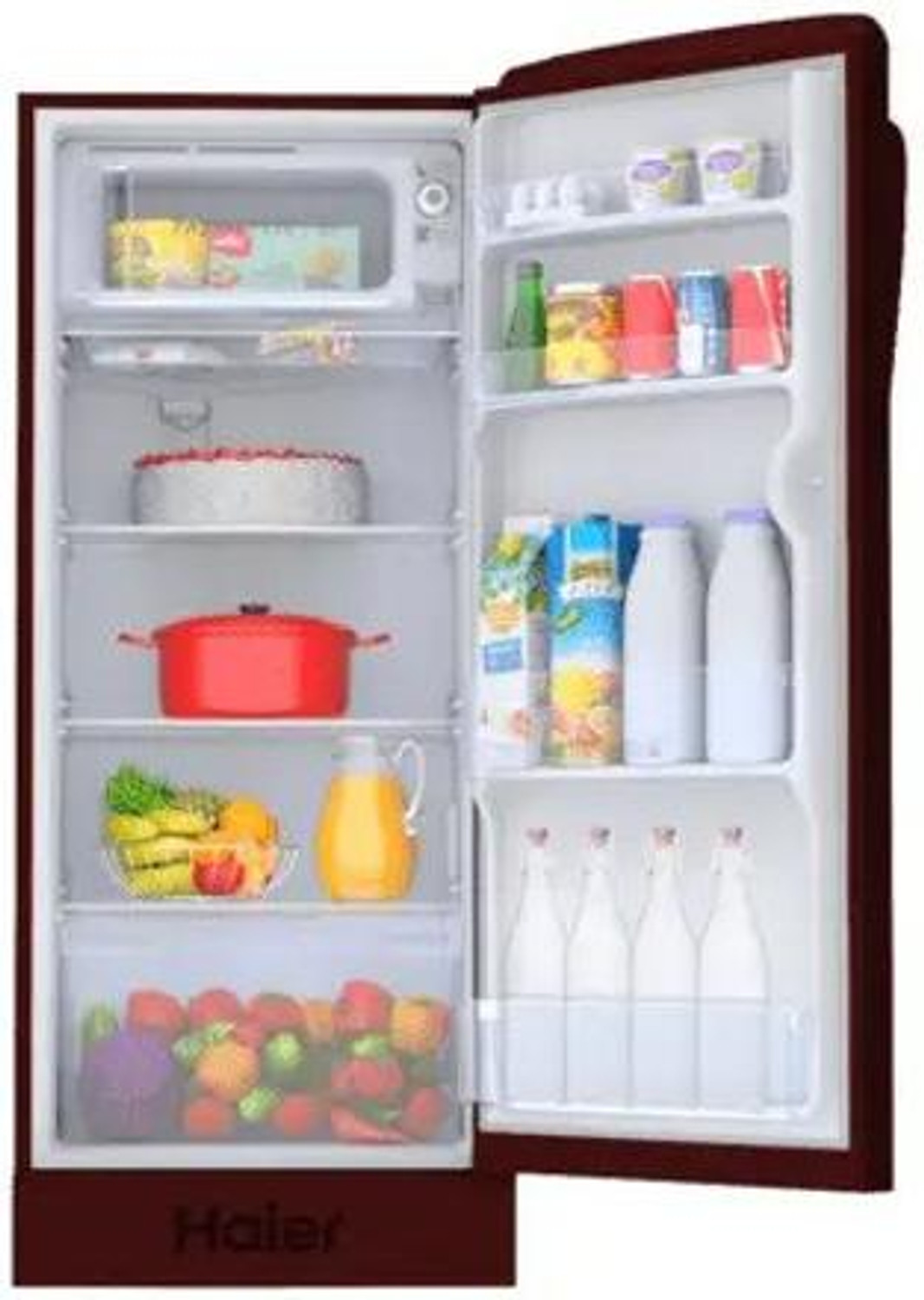 Image of Haier 192 L Direct Cool Single Door 3 Star Refrigerator with Base Drawer