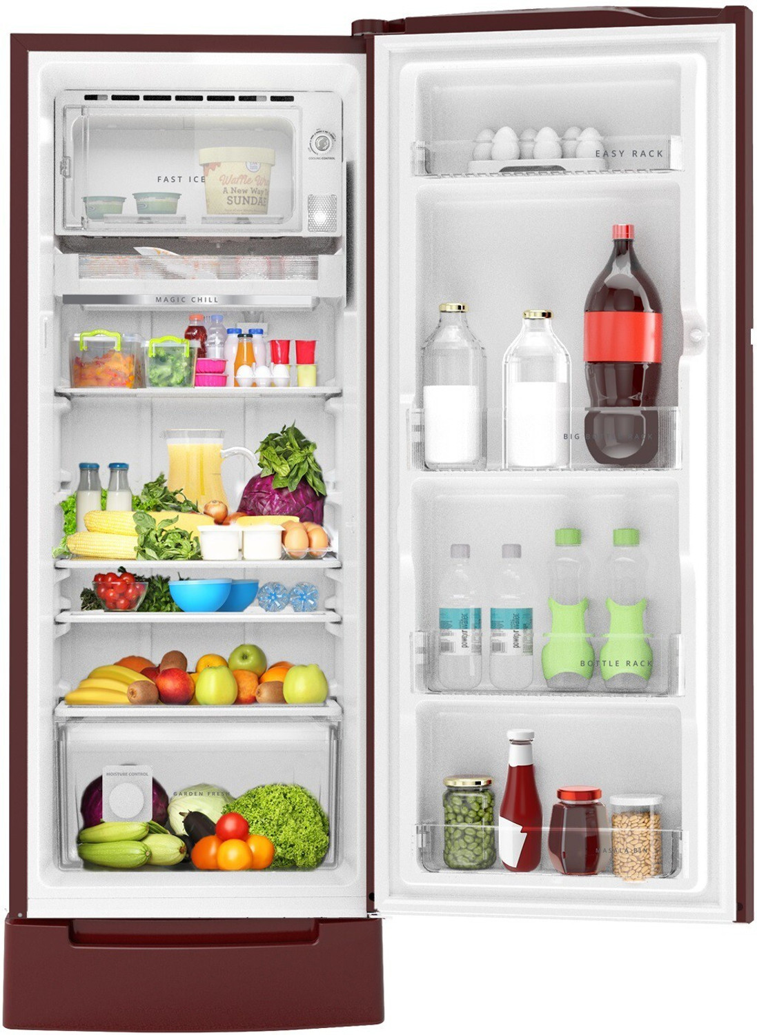 Image of Whirlpool 207 L Direct Cool Single Door 4 Star Refrigerator with Base Drawer