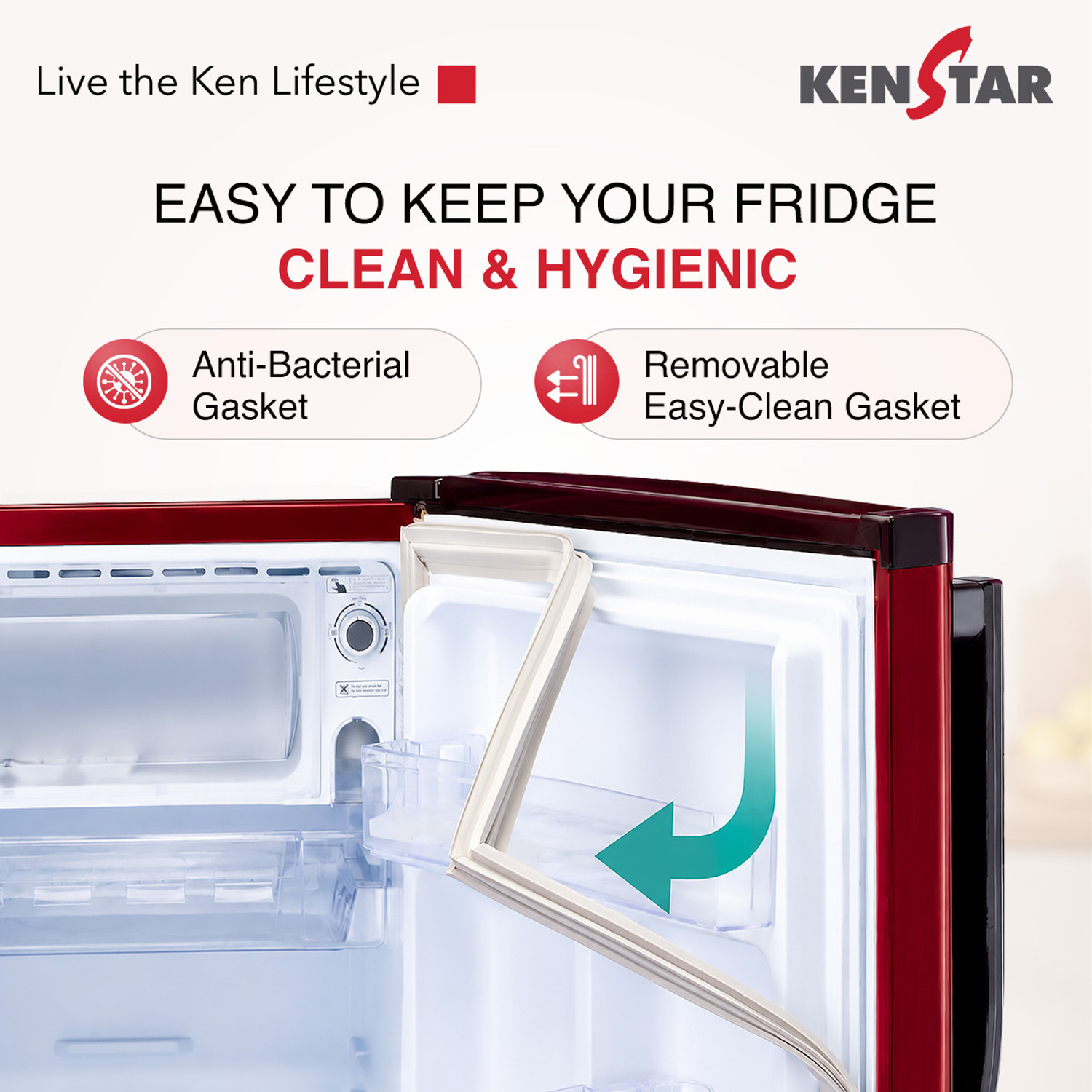 Image of Kenstar 182 L Direct Cool Single Door 1 Star Refrigerator