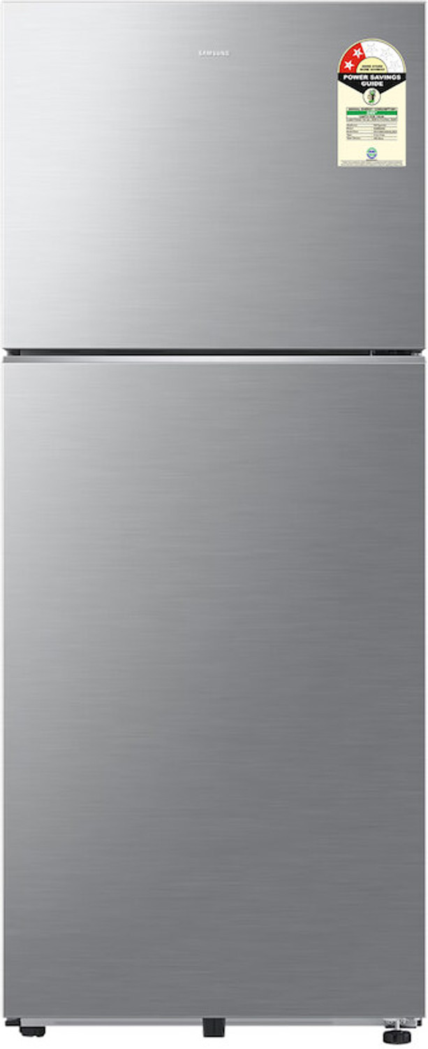 Image of Samsung 396 L Frost Free Double Door 2 Star Convertible Refrigerator (Elegant Inox Silver, RT41HG6C42S8HL)