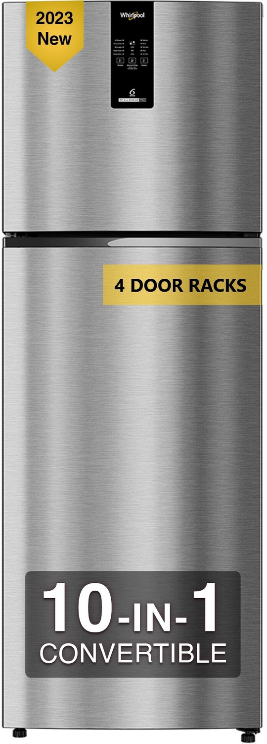 Image of Whirlpool 327 L Frost Free Double Door 2 Star Convertible Refrigerator with 10-in-1 Convertible Modes