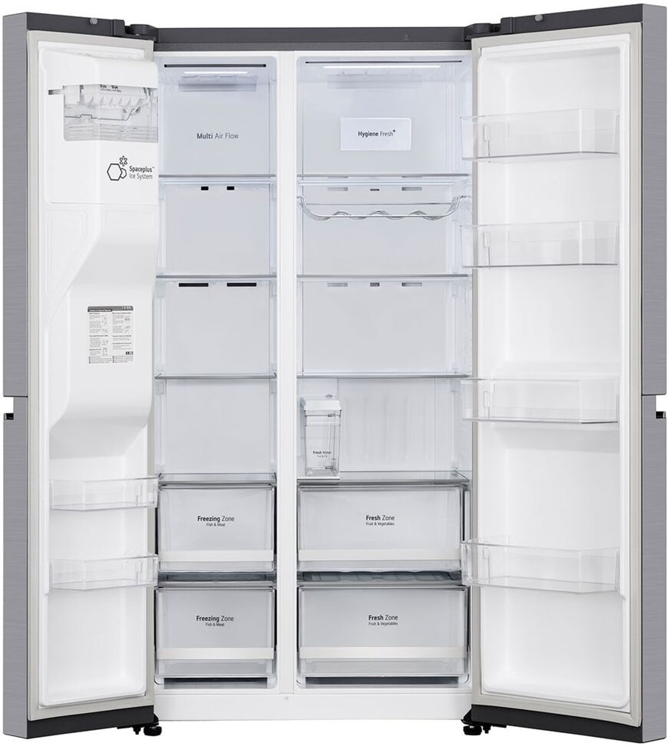 Image of LG 630 L Frost Free Side by Side 3 Star Convertible Refrigerator