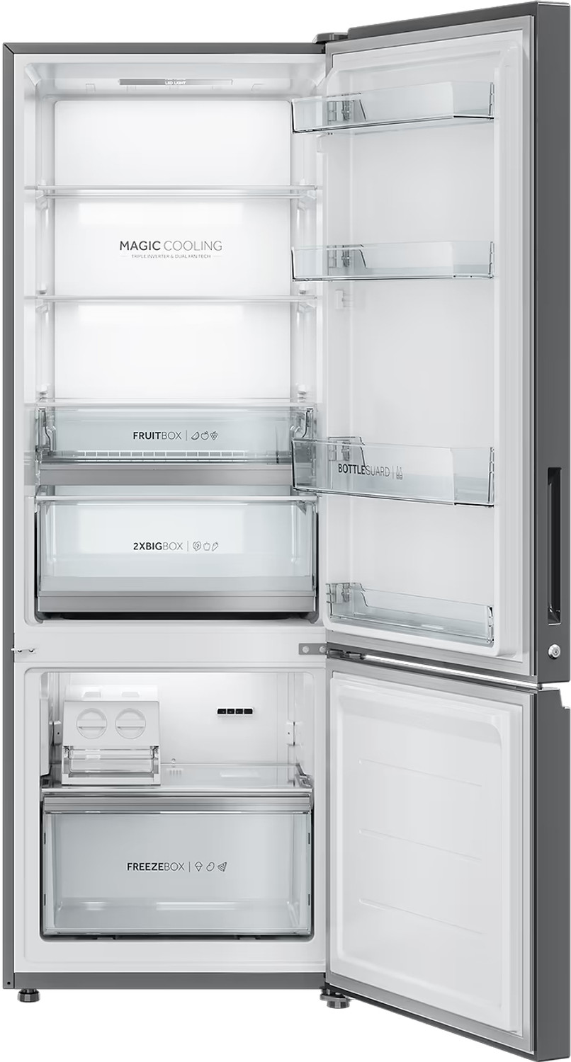 Image of Haier 355 L Frost Free Double Door Bottom Mount 3 Star Refrigerator