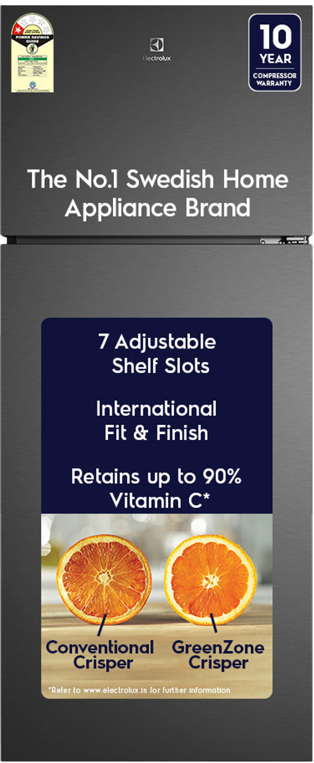 Image of Electrolux 431 L Frost Free Double Door 1 Star Refrigerator with �Inverter Refrigerator with AI AutoSense, GreenZone Technology, UltimateTaste 700�