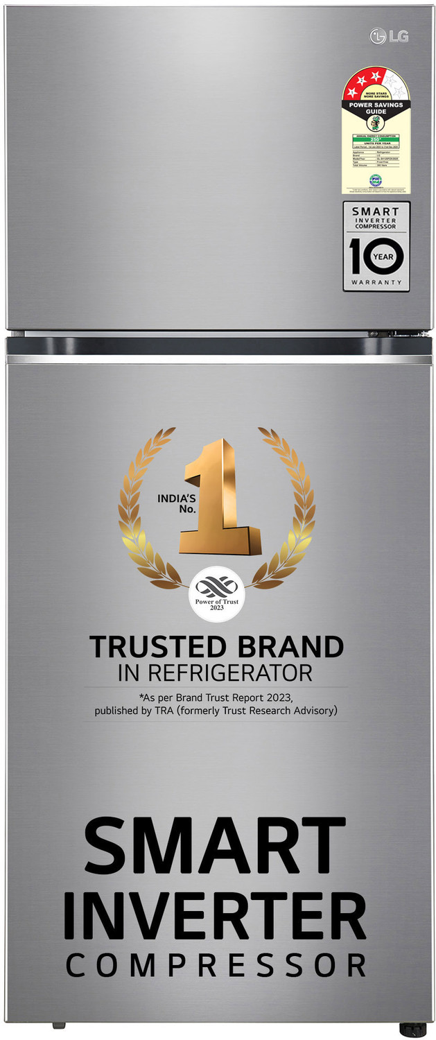 Image of LG 380 L Frost Free Double Door 3 Star Convertible Refrigerator with Smart Inverter Compressor, Express Freeze, Multi Air Flow and Smart Connect