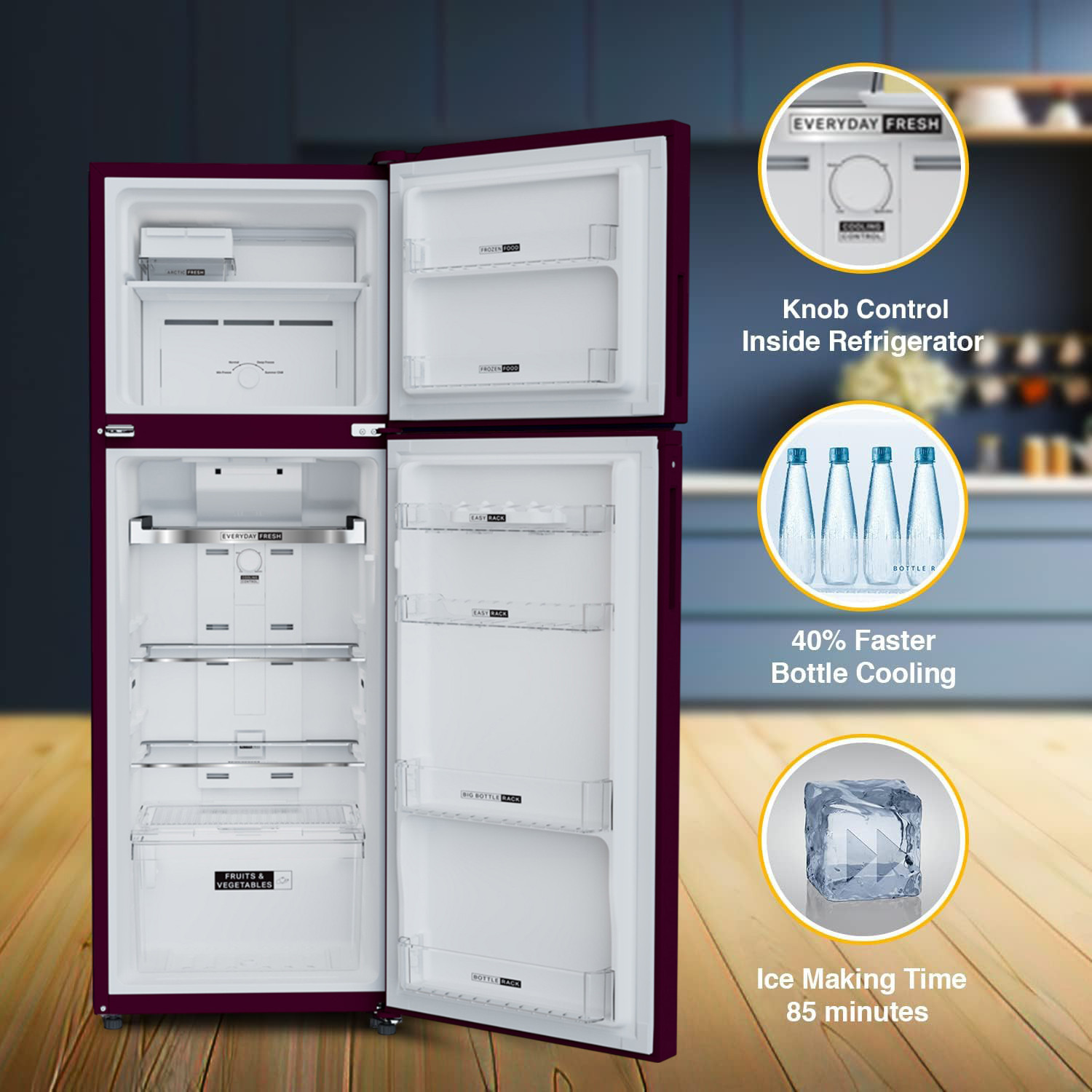 Image of Whirlpool 235 L Frost Free Double Door 2 Star Refrigerator