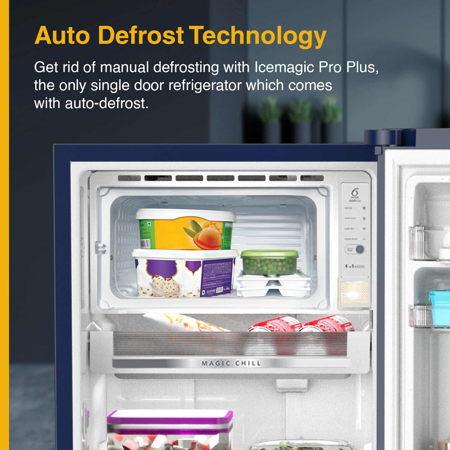 Image of Whirlpool 236 L Frost Free Single Door 5 Star Refrigerator with Base Drawer