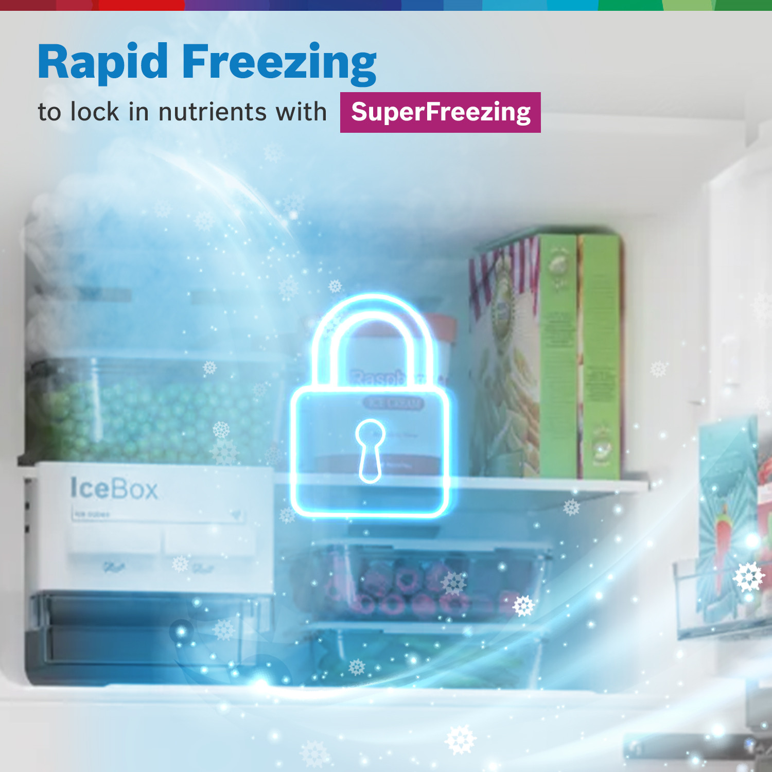 Image of BOSCH 368 L Frost Free Double Door 3 Star Convertible Refrigerator with Large LED Display, Inverter Frost Free , VitaFresh Technology for 10 Day Freshness, Integrated Handle