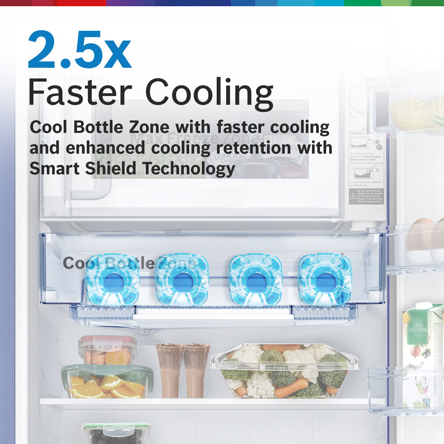 Image of BOSCH 226 L Direct Cool Single Door 4 Star Refrigerator with Base Drawer with Industrys largest vegetable box 18 Hour Cooling Retention during powercut, 2.5x Faster Cooling, Smart inverter compressor