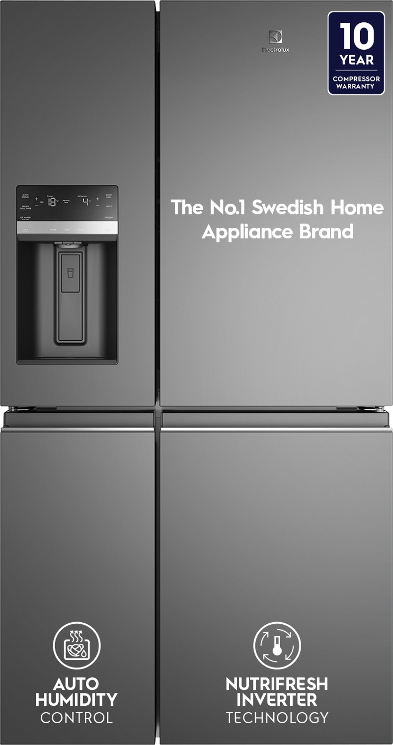 Image of Electrolux 609 L Frost Free Multi-Door Convertible Refrigerator with Inverter with TwinTech Cooling System UltimateTaste 900