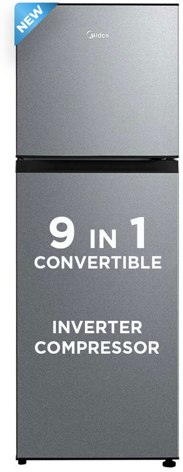 Image of Midea 233 L Frost Free Double Door Top Mount 2 Star Convertible Refrigerator