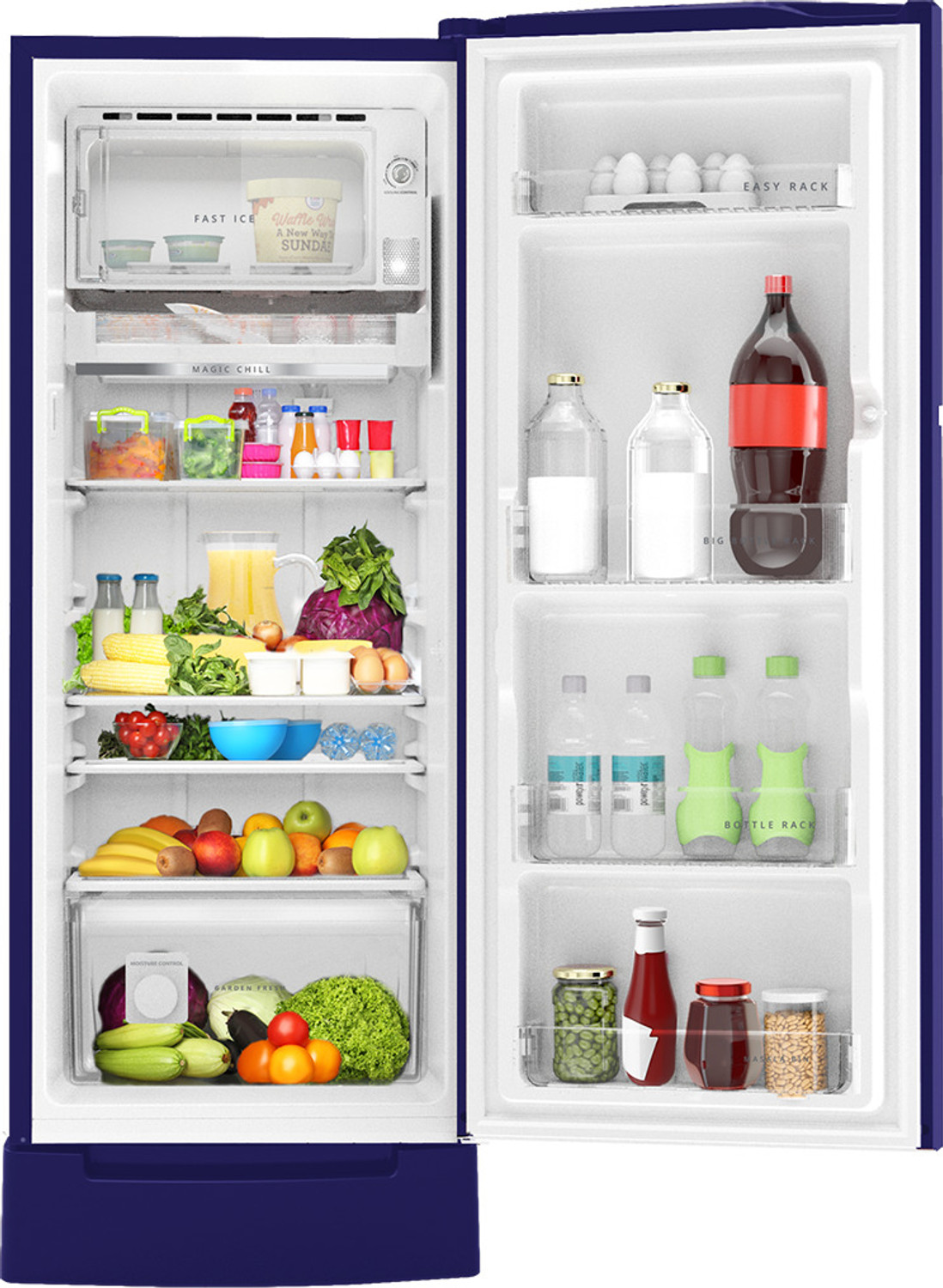 Image of Whirlpool 207 L Direct Cool Single Door 3 Star Refrigerator with Base Drawer