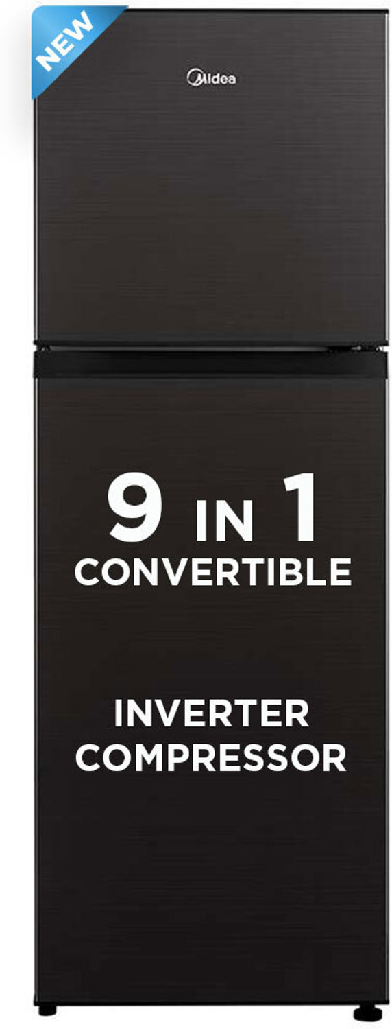 Image of Midea 233 L Frost Free Double Door Top Mount 3 Star Convertible Refrigerator