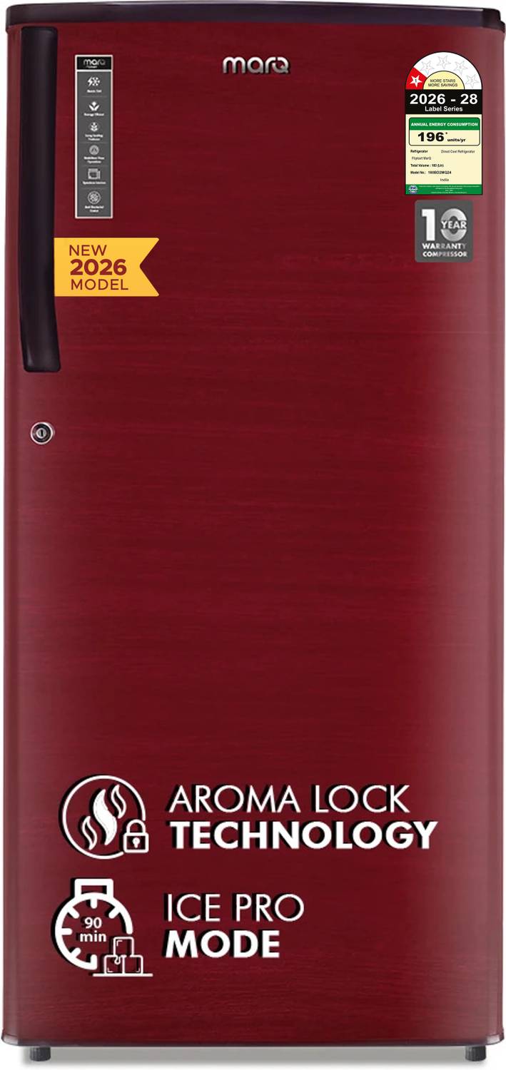 MarQ by Flipkart 183 L Direct Cool Single Door 1 Star Refrigerator